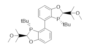 (2R,2'R,3R,3'R)-3,3'-di-tert-butyl-2,2'-bis(2-methoxypropan-2-yl)-2,2',3,3'-tetrahydro-4,4'-bibenzo[d][1,3]oxaphosphole